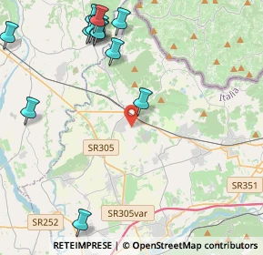 Mappa Via Corona, 34071 Cormons GO, Italia (5.42538)