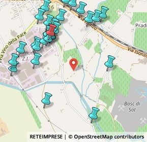 Mappa Via Corona, 34071 Cormons GO, Italia (0.61786)