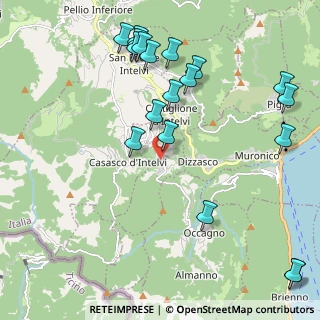 Mappa Via Monte S. Zeno, 22020 Cerano D'intelvi CO, Italia (2.6205)