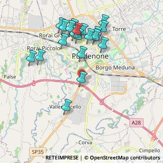 Mappa Via Dogana, 33170 Pordenone PN, Italia (2.132)