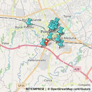 Mappa Via Dogana, 33170 Pordenone PN, Italia (1.43667)