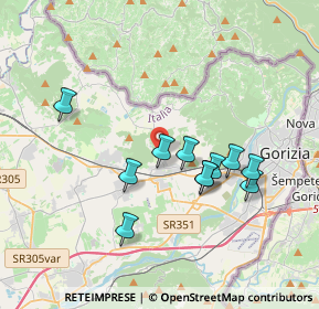 Mappa Via Blanchis, 34070 Mossa GO, Italia (3.23636)