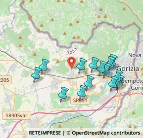 Mappa Via Blanchis, 34070 Mossa GO, Italia (3.64286)