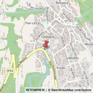 Mappa Piazza G.Garibaldi, 3/4, 23816 Barzio, Lecco (Lombardia)