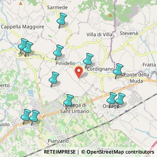 Mappa Via Gorizia, 31016 Cordignano TV, Italia (2.46167)