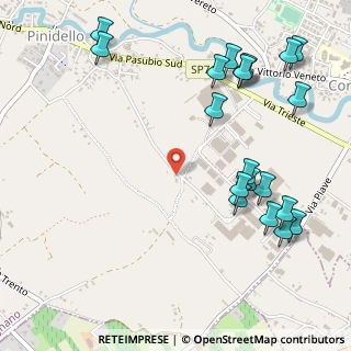 Mappa Via Gorizia, 31016 Cordignano TV, Italia (0.652)