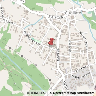Mappa Via Carducci,  6, 21030 Cugliate-Fabiasco, Varese (Lombardia)