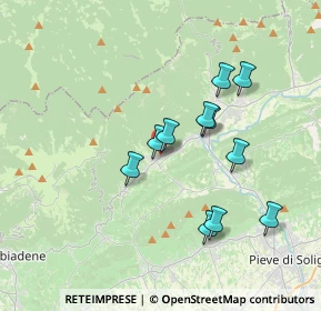 Mappa Via IV Novembre, 31050 Miane TV, Italia (3.18)