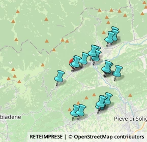 Mappa Via IV Novembre, 31050 Miane TV, Italia (3.4555)