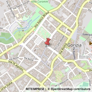 Mappa Corso Giuseppe Verdi,  107, 34170 Gorizia, Gorizia (Friuli-Venezia Giulia)