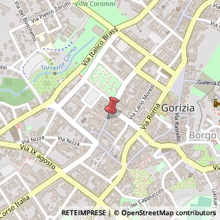 Mappa Corso Giuseppe Verdi, 115, 34170 Gorizia, Gorizia (Friuli-Venezia Giulia)
