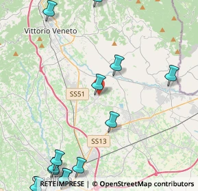 Mappa Via dei Fadelli, 31014 Colle Umberto TV, Italia (6.03923)
