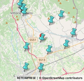Mappa Via dei Fadelli, 31014 Colle Umberto TV, Italia (4.96357)
