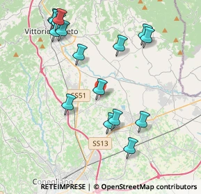 Mappa Via dei Fadelli, 31014 Colle Umberto TV, Italia (4.38)