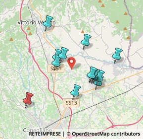 Mappa Via dei Fadelli, 31014 Colle Umberto TV, Italia (3.16)