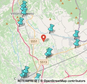 Mappa Via dei Fadelli, 31014 Colle Umberto TV, Italia (5.54308)