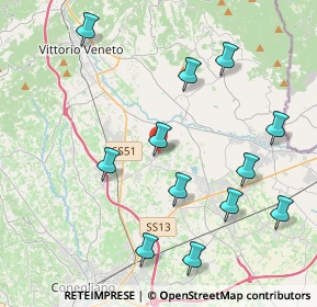 Mappa Via dei Fadelli, 31014 Colle Umberto TV, Italia (4.46)