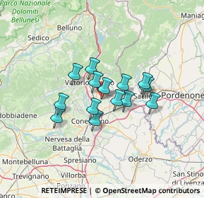 Mappa Via dei Fadelli, 31014 Colle Umberto TV, Italia (9.10429)
