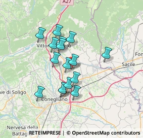 Mappa Via dei Fadelli, 31014 Colle Umberto TV, Italia (5.50313)