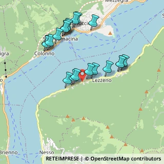 Mappa Via Pescaù, 22025 Lezzeno CO, Italia (1.9245)