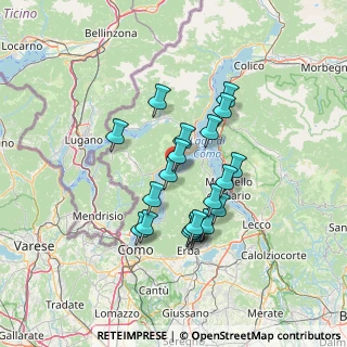 Mappa Via Pescaù, 22025 Lezzeno CO, Italia (11.3985)