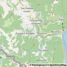 Mappa Cerano d'Intelvi