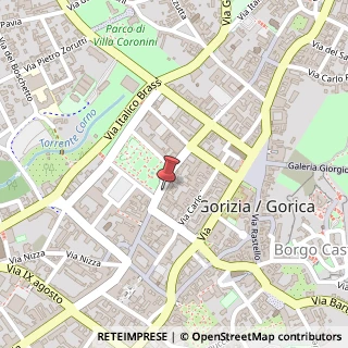 Mappa Corso Giuseppe Verdi, 81, 34170 Gorizia, Gorizia (Friuli-Venezia Giulia)