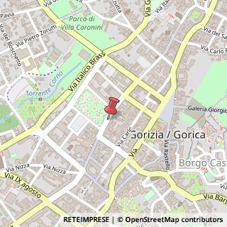 Mappa Corso Giuseppe Verdi, 75, 34170 Gorizia, Gorizia (Friuli-Venezia Giulia)