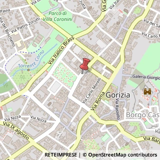 Mappa Corso Giuseppe Verdi, 51, 34170 Gorizia, Gorizia (Friuli-Venezia Giulia)