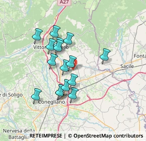 Mappa Via Marcon, 31014 Colle Umberto TV, Italia (5.91125)