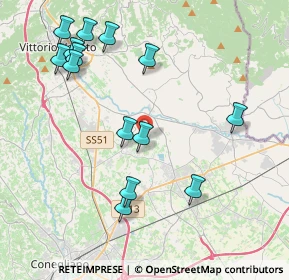 Mappa Via Marcon, 31014 Colle Umberto TV, Italia (4.44429)