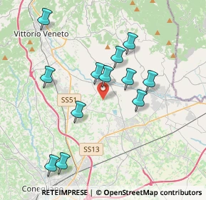 Mappa Via Marcon, 31014 Colle Umberto TV, Italia (3.64417)