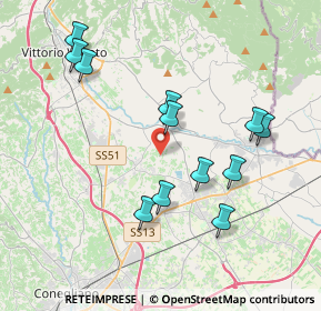 Mappa Via Marcon, 31014 Colle Umberto TV, Italia (3.86417)