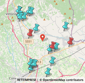 Mappa Via Marcon, 31014 Colle Umberto TV, Italia (4.7165)