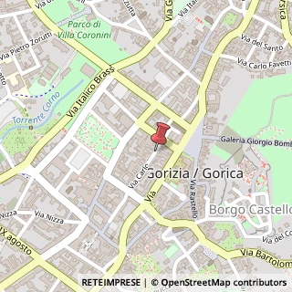 Mappa Via Carlo De Morelli,  8, 34170 Gorizia, Gorizia (Friuli-Venezia Giulia)