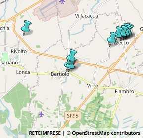 Mappa 33032 Bertiolo UD, Italia (2.33833)