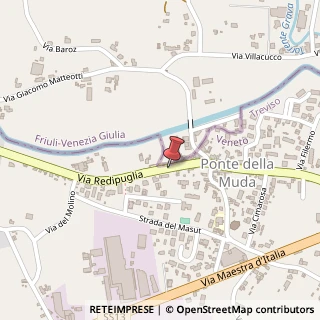 Mappa Via Redipuglia, 22, 31016 Cordignano TV, Italia, 31016 Cordignano, Treviso (Veneto)