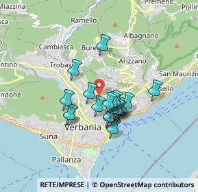 Mappa Via per Possaccio, 28921 Pallanza VB, Italia (1.2325)