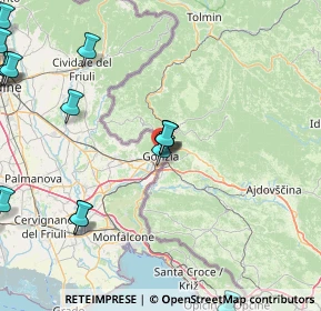 Mappa Via Guglielmo Oberdan, 34170 Moraro GO, Italia (25.48684)