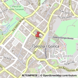 Mappa Via Carlo De Morelli,  6, 34170 Gorizia, Gorizia (Friuli-Venezia Giulia)