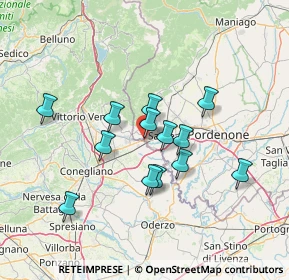 Mappa Via Mezzomonte, 33077 Sacile PN, Italia (11.65615)