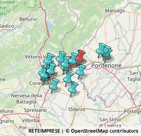 Mappa Via Mezzomonte, 33077 Sacile PN, Italia (9.44)