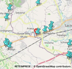 Mappa Via Mezzomonte, 33077 Sacile PN, Italia (2.87)