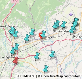 Mappa Via Mezzomonte, 33077 Sacile PN, Italia (9.755)