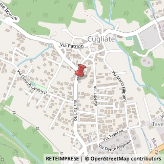 Mappa Via Torino, 20, 21030 Cugliate-Fabiasco, Varese (Lombardia)