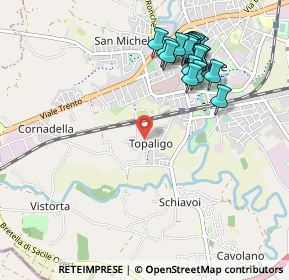 Mappa Strada Comunale Campagnola, 33077 Sacile PN, Italia (1.054)