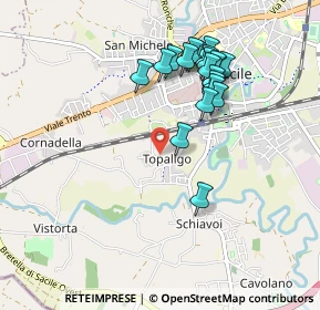 Mappa Strada Comunale Campagnola, 33077 Sacile PN, Italia (0.8845)