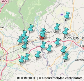 Mappa Via Trentino, 33077 Sacile PN, Italia (7.07833)
