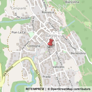 Mappa Via Roma, 45, 23816 Barzio, Lecco (Lombardia)