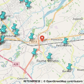 Mappa Gran Shopping Granfiume, 33080 Fiume Veneto PN, Italia (3.6435)